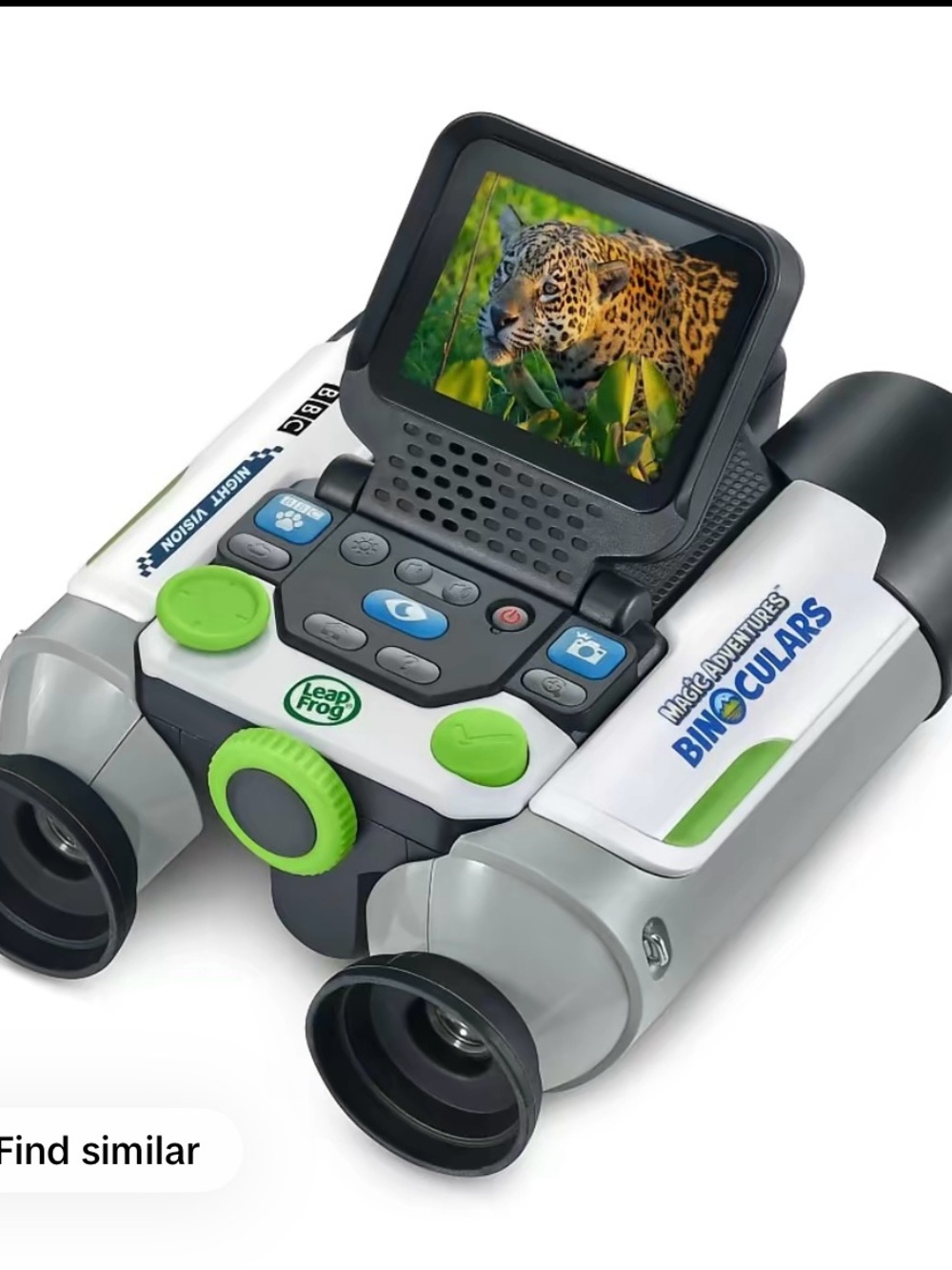 LeapFrog Kids' Digital Binoculars - White & Green